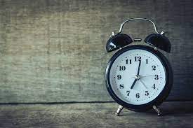 source: pexels.com. Photo by Aphiwat chuangchoem from Pexels: https://www.pexels.com/photo/black-analog-alarm-clock-at-7-01-359989/