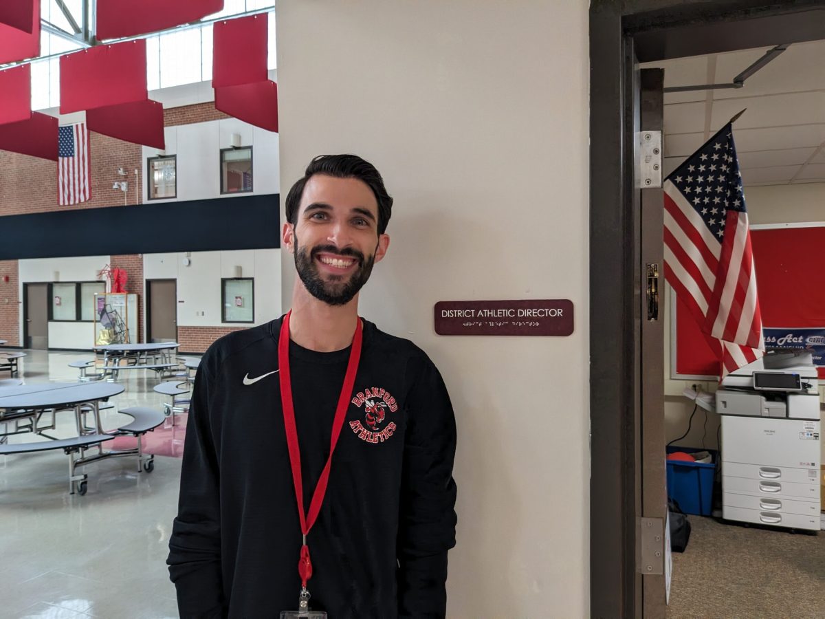 PE and Health Teacher Brian Zaklukiewicz has moved into the role of interim athletic director for Branford High School.