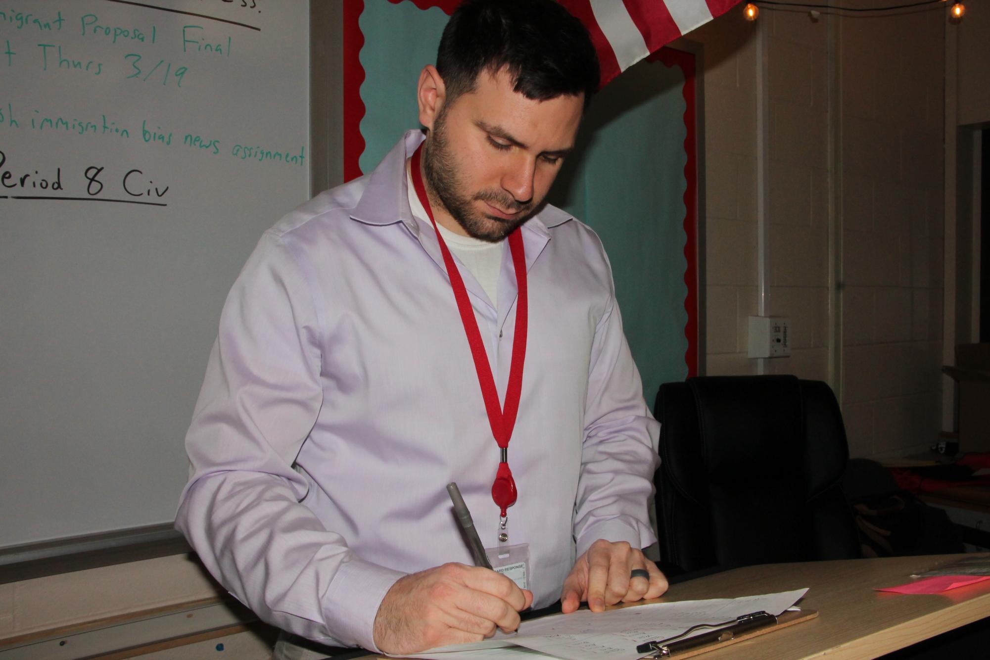 Social studies teacher Dave Trotta says he has used AI to help him to enhance his curriculum and lesson planning for his classes.