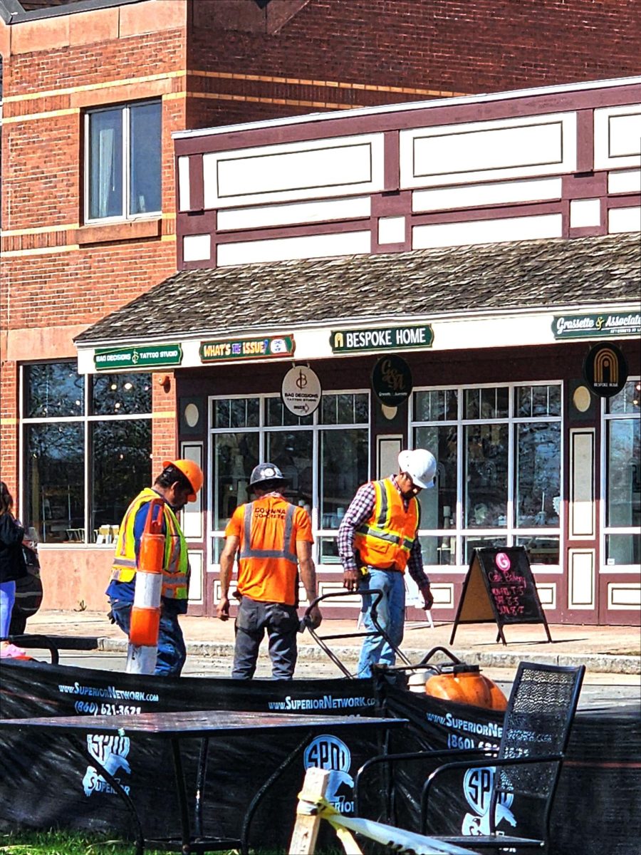 An ongoing reconstruction project of the Town Green has once again displaced BHS graduation, which will be held on June 10 at the school's football field.