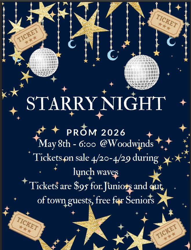 A "Starry Night" set for Friday's Prom